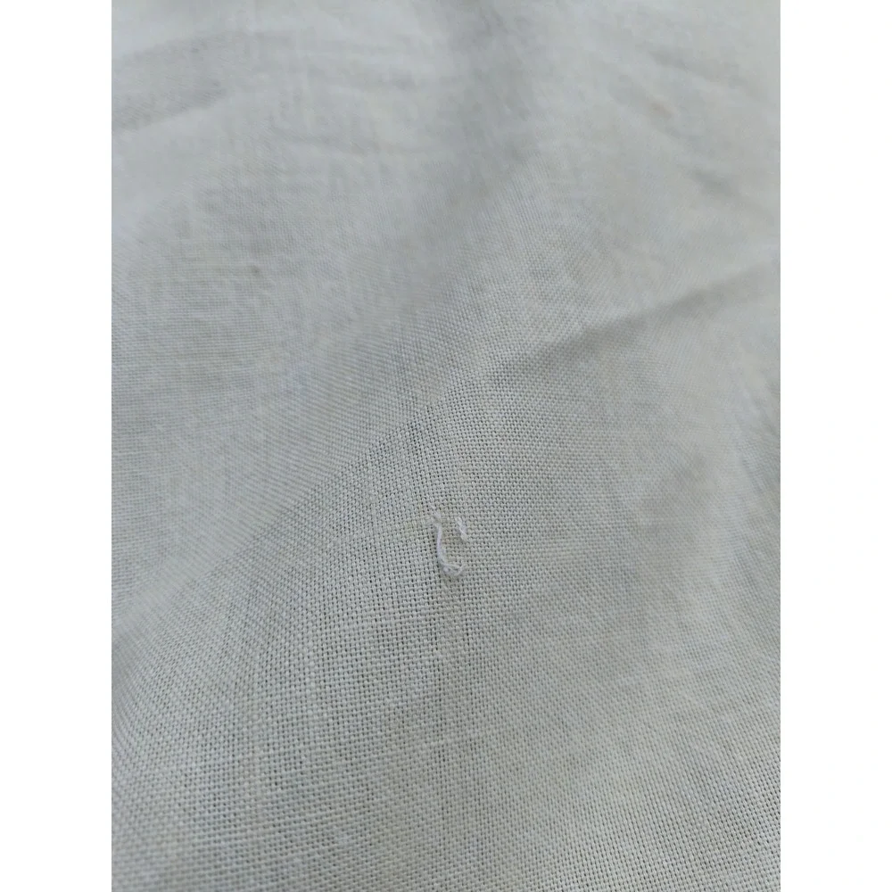 Vintage 1990-Y2K Round Linen Tablecloth 67.5